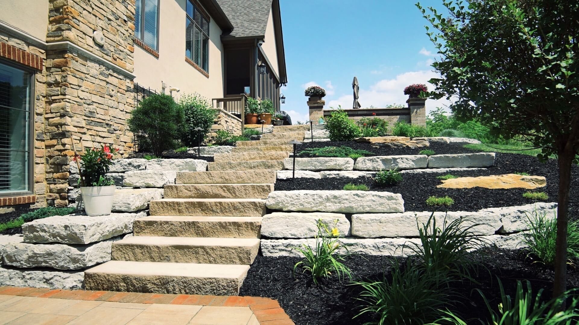 Retaining wall showing signs of failure in the Bay Area